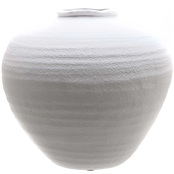 Additional Image for Regola Matt White Ceramic Vase