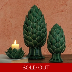 Globe Green Artichoke Tea Light Holder