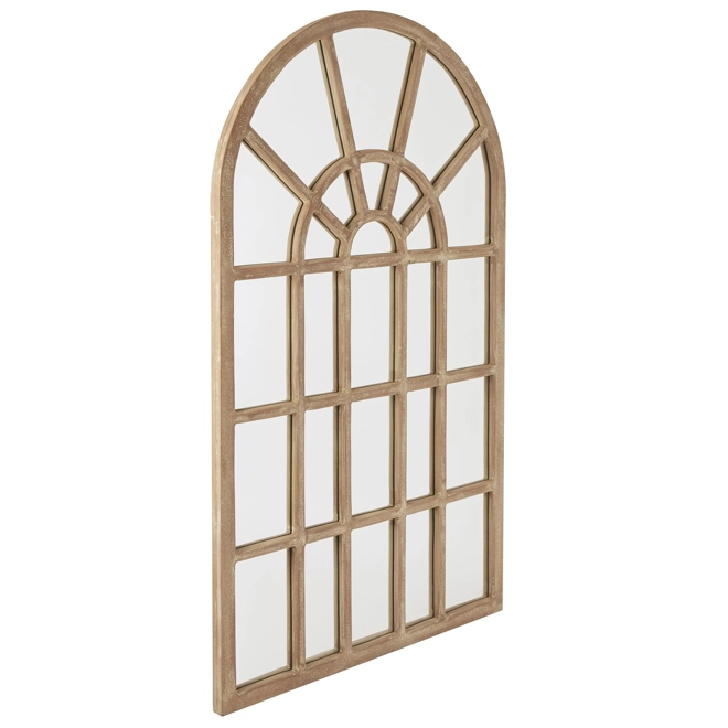 Additional Image for Copgrove Collection Arched Paned Wall Mirror