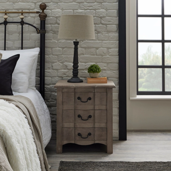 product Image for Copgrove Collection 3 Drawer Bedside Table
