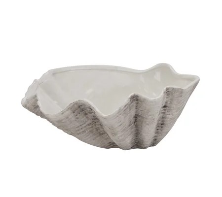 Large Ceramic Adele Shell Bowl