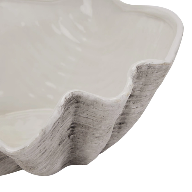 Additional Image for Large Ceramic Adele Shell Bowl