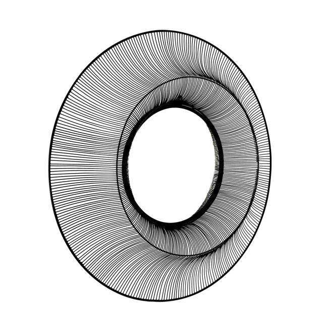 product Image for Chico Black Large Wire Mirror