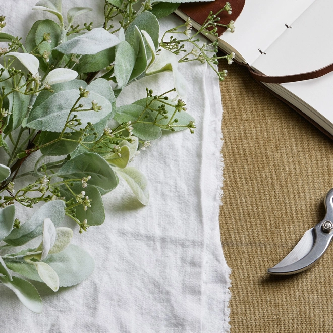 Additional Image for Large Winter Sprig With Lambs Ear And Wax Flower