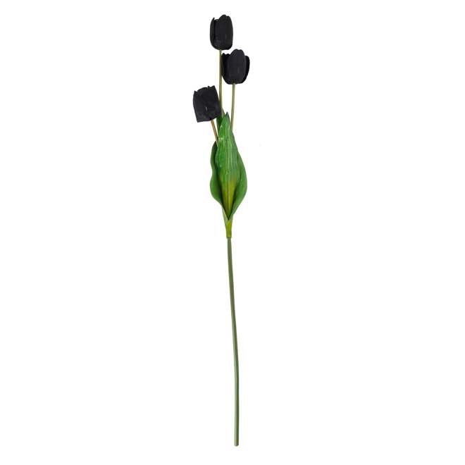 Additional Image for Tall Black Triple Tulip Stem