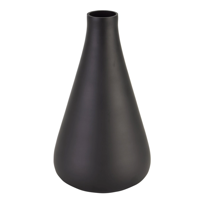 Additional Image for Black Tapered Tall Glass Vase