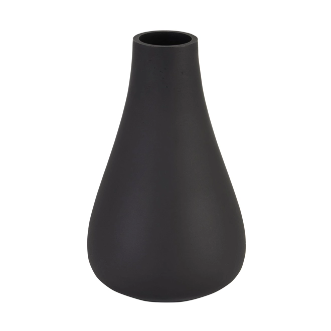 product Image for Black Tapered Glass Vase