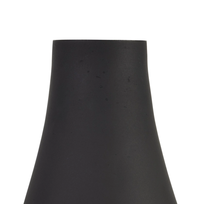 Additional Image for Black Tapered Glass Vase