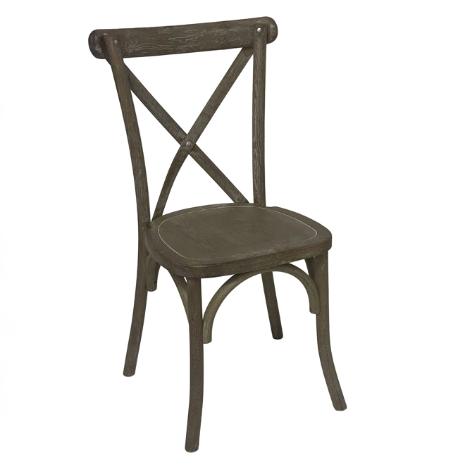 product Image for Light Oak Cross Back Dining Chair