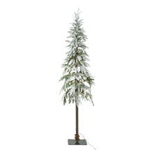 Large Snowy Woodland Pre-Lit 350 Led Christmas Tree 60L x 60W x 180H