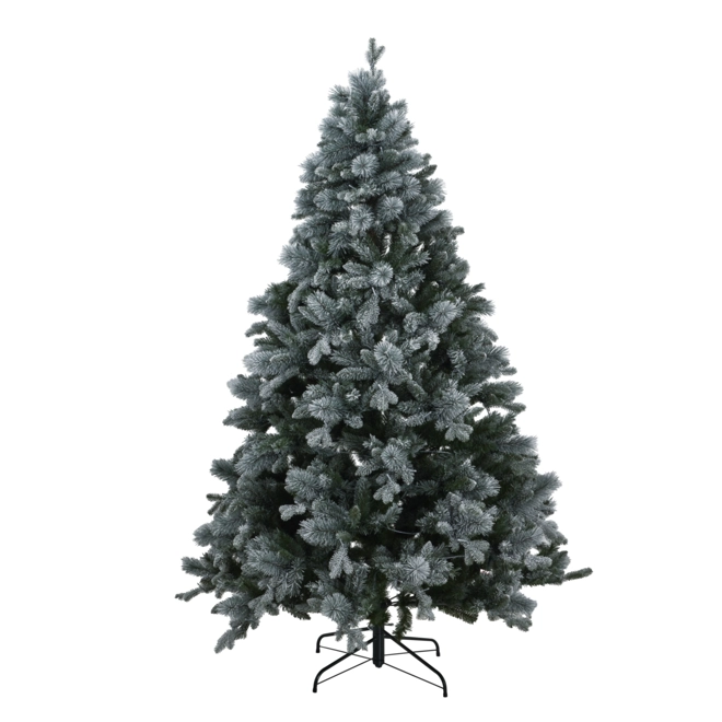 product Image for Snowy Forest Fir Pre-Lit 400L Led Christmas Tree 140L x 140W x 210H
