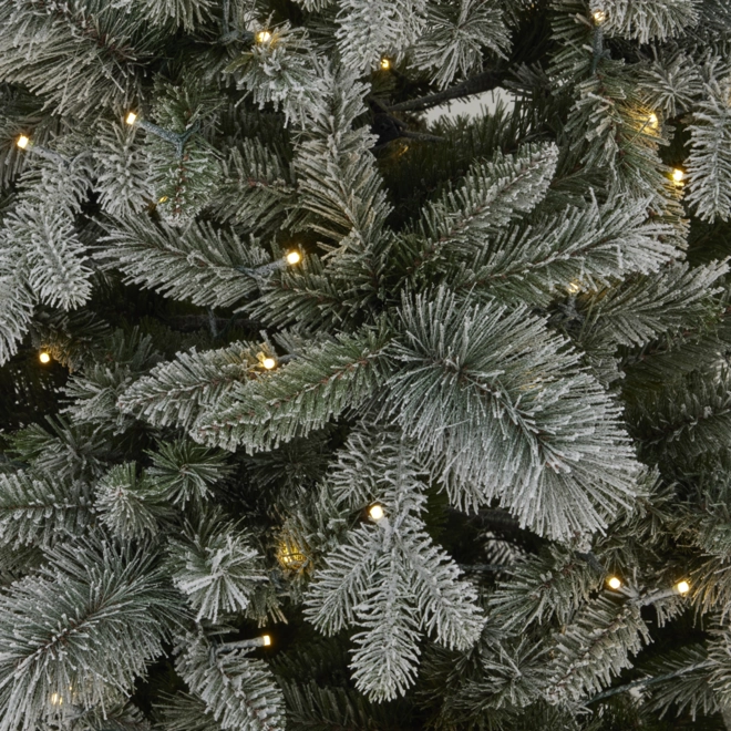 Additional Image for Snowy Forest Fir Pre-Lit 400L Led Christmas Tree 140L x 140W x 210H