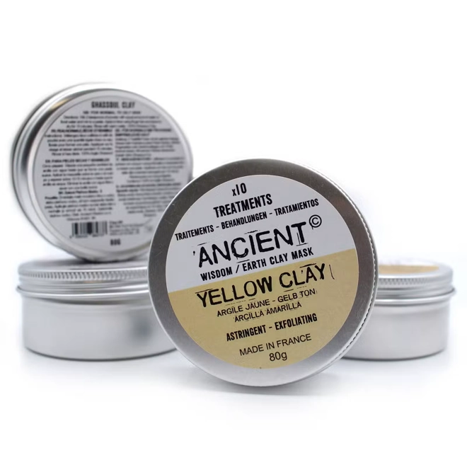 Additional Image for Clay Face Masks Yellow Clay 80g