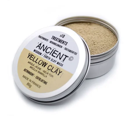 Clay Face Masks Yellow Clay 80g