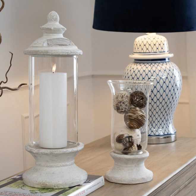 Additional Image for Stone Based Hurricane Lantern