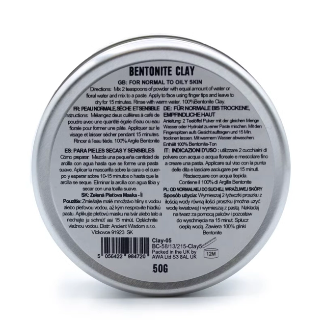 Additional Image for Clay Face Masks Bentonite Clay 50g