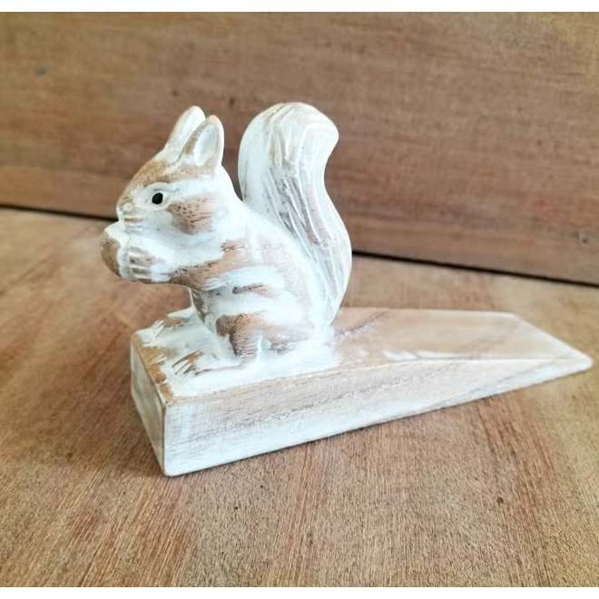 product Image for Hand carved Doorstop - Squirrel