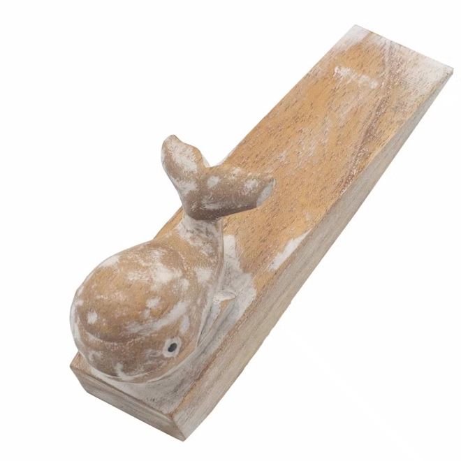 Additional Image for Hand carved Doorstop - Whale