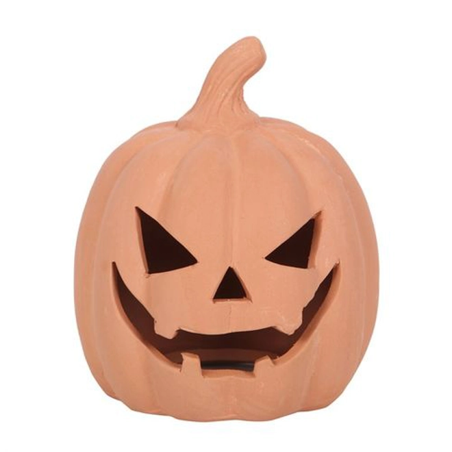 Additional Image for 12.5cm Terracotta Pumpkin Ornament 12.5cm