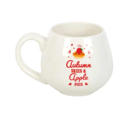 Autumn Skies & Apple Pies Rounded Mug
