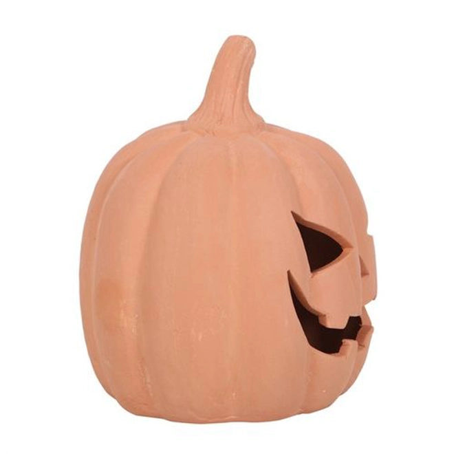 Additional Image for 12.5cm Terracotta Pumpkin Ornament 12.5cm