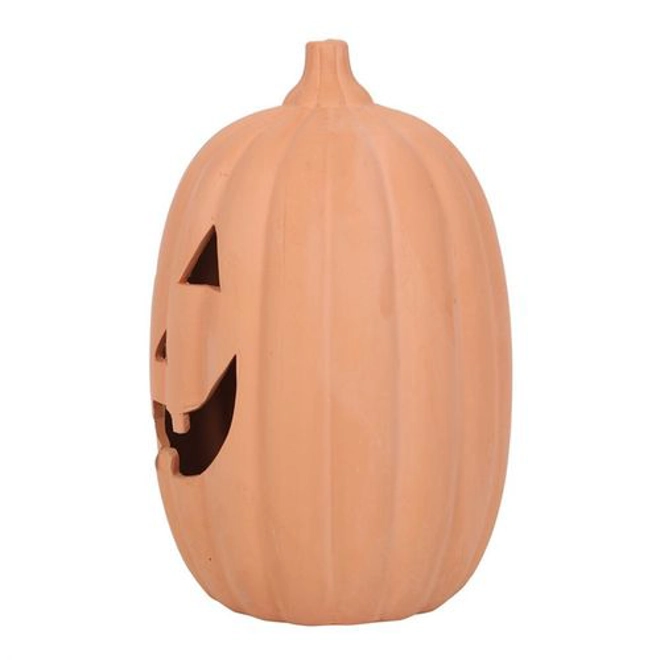 Additional Image for 23cm Terracotta Pumpkin Ornament