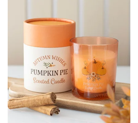 Autumn Wishes Pumpkin Pie Candle