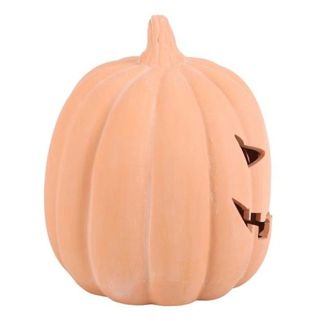 Additional Image for 22cm Terracotta Pumpkin Ornament