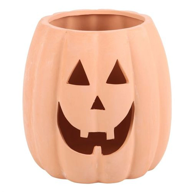 product Image for 25cm Terracotta Cut Out Pumpkin Decoration