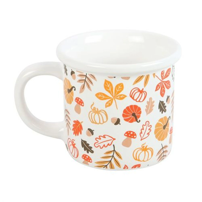 Additional Image for Autumn Leaves and Pumpkins Mug
