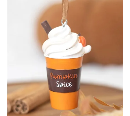Pumpkin Spice Latte Hanging Ornament