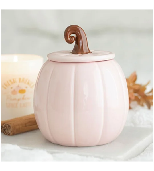 Pink Curly Pumpkin Oil Burner