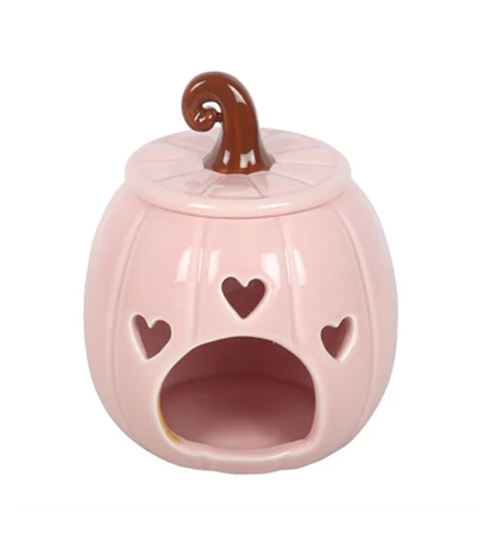 Pink Curly Pumpkin Oil Burner