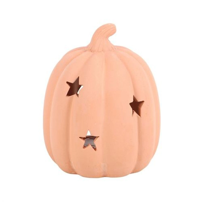 Additional Image for 9cm Terracotta Pumpkin Tealight Holder