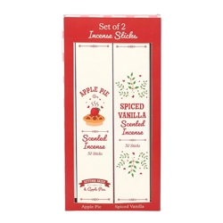 Set of 2 Apple Pie and Spiced Vanilla Incense Stick