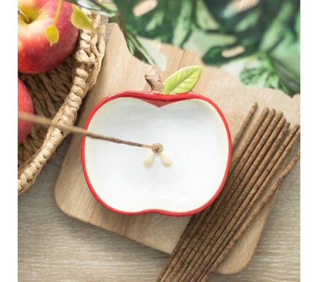 Apple Incense Holder