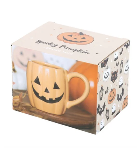 Jack-o'-Lantern Pumpkin Shaped Mug