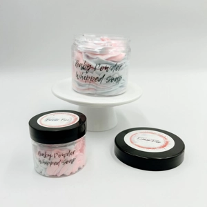 Baby Powder Whipped Soap x 4
