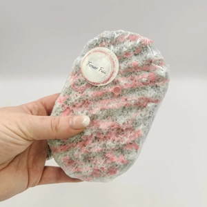 Baby Powder Exfoliating Soap Sponge x4