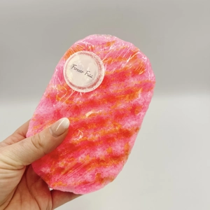 Raspberry Fizz Exfoliating Soap Sponge x4