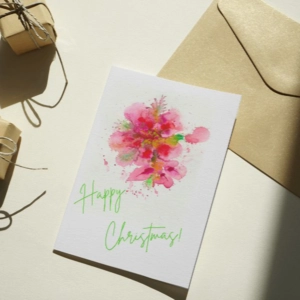 A6 Greeting Card - Christmas Rose