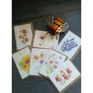 5 X 'BEE FRIENDLY' GREETING CARD COLLECTION- A6