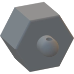 Hexagonal Key Holder