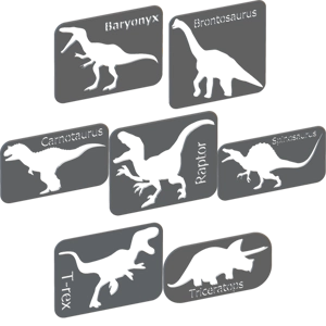Dino Stencils