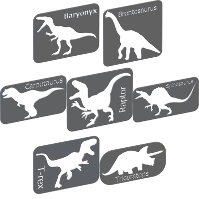 Dino Stencils