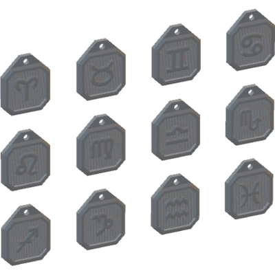 Astrological Sign Pendant