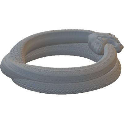 The Great Serpent Wheel of Time Bracelet