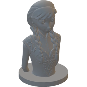 Frozen Anna Bust