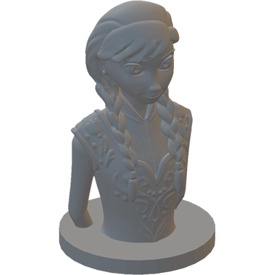 Frozen Anna Bust