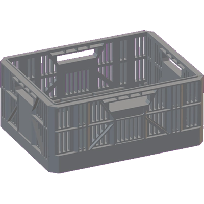 Miniature Collapsible Crate